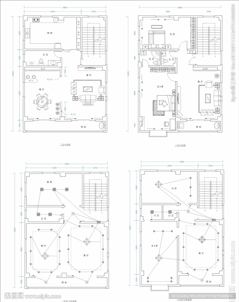 自建房装修平面图