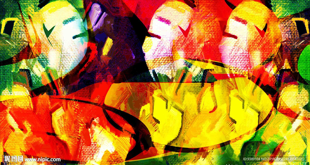 抽象画