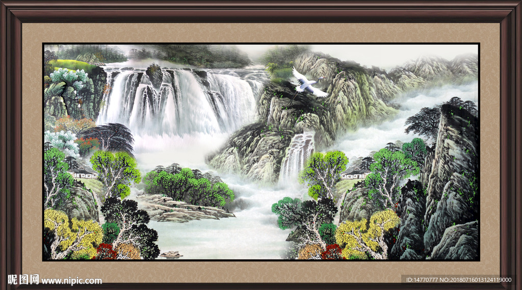 山水国画