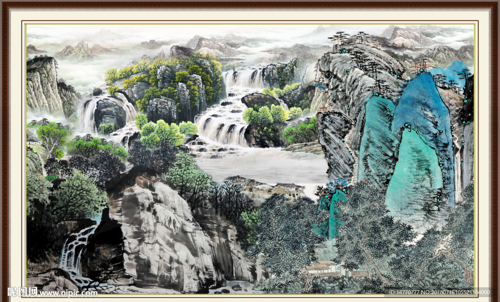 山水国画