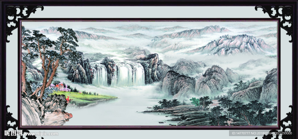 山水国画