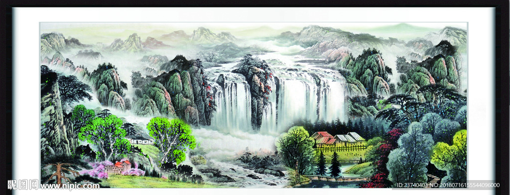 山水国画