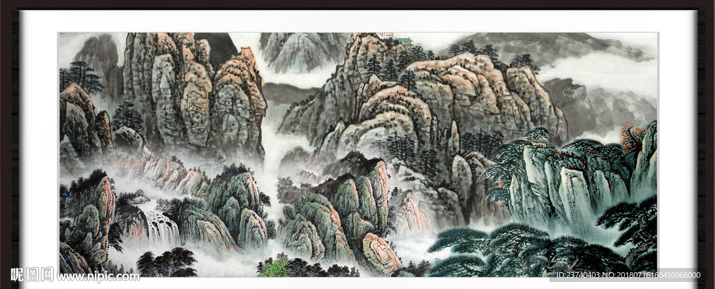 山水国画