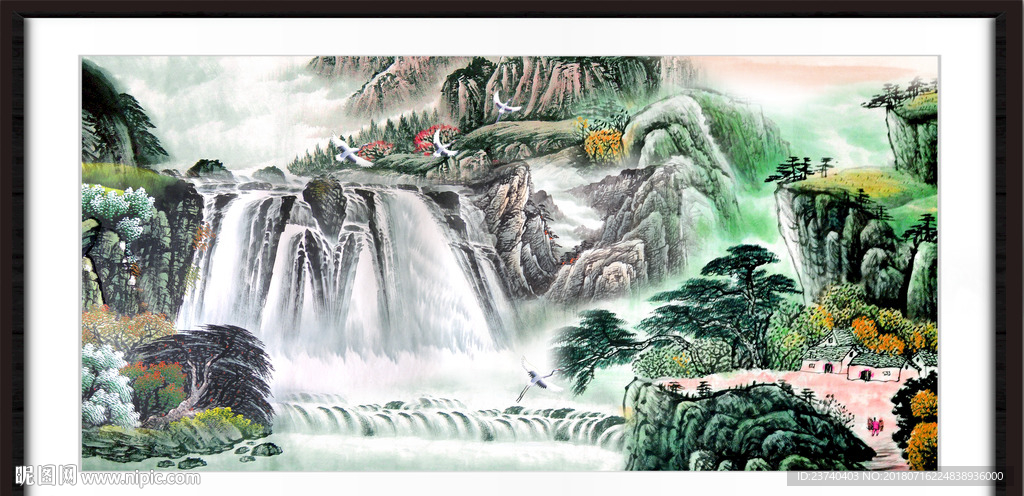 山水国画