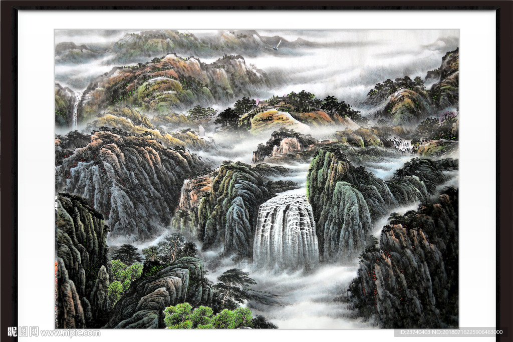 山水国画