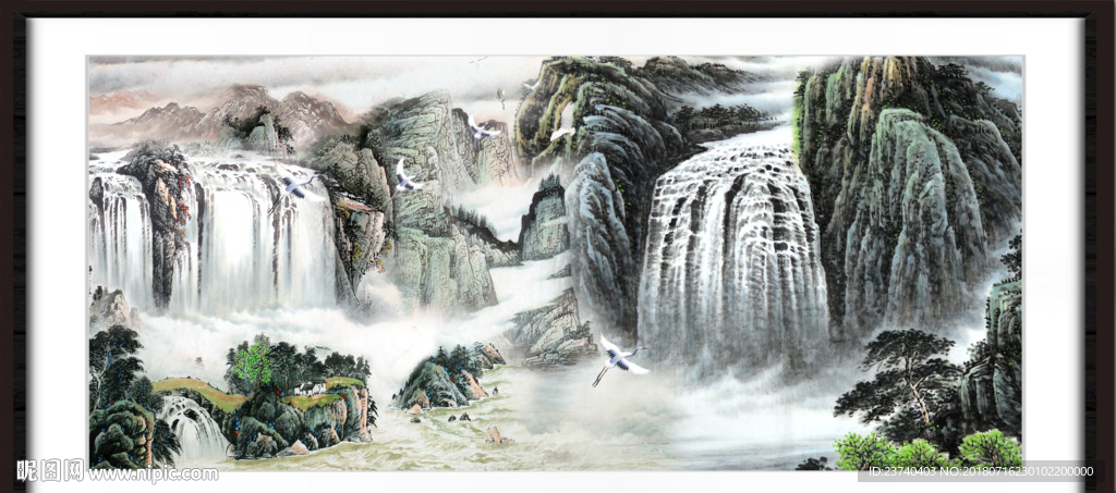 山水国画