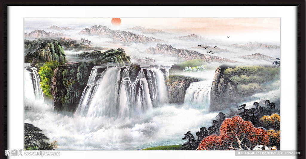 山水国画