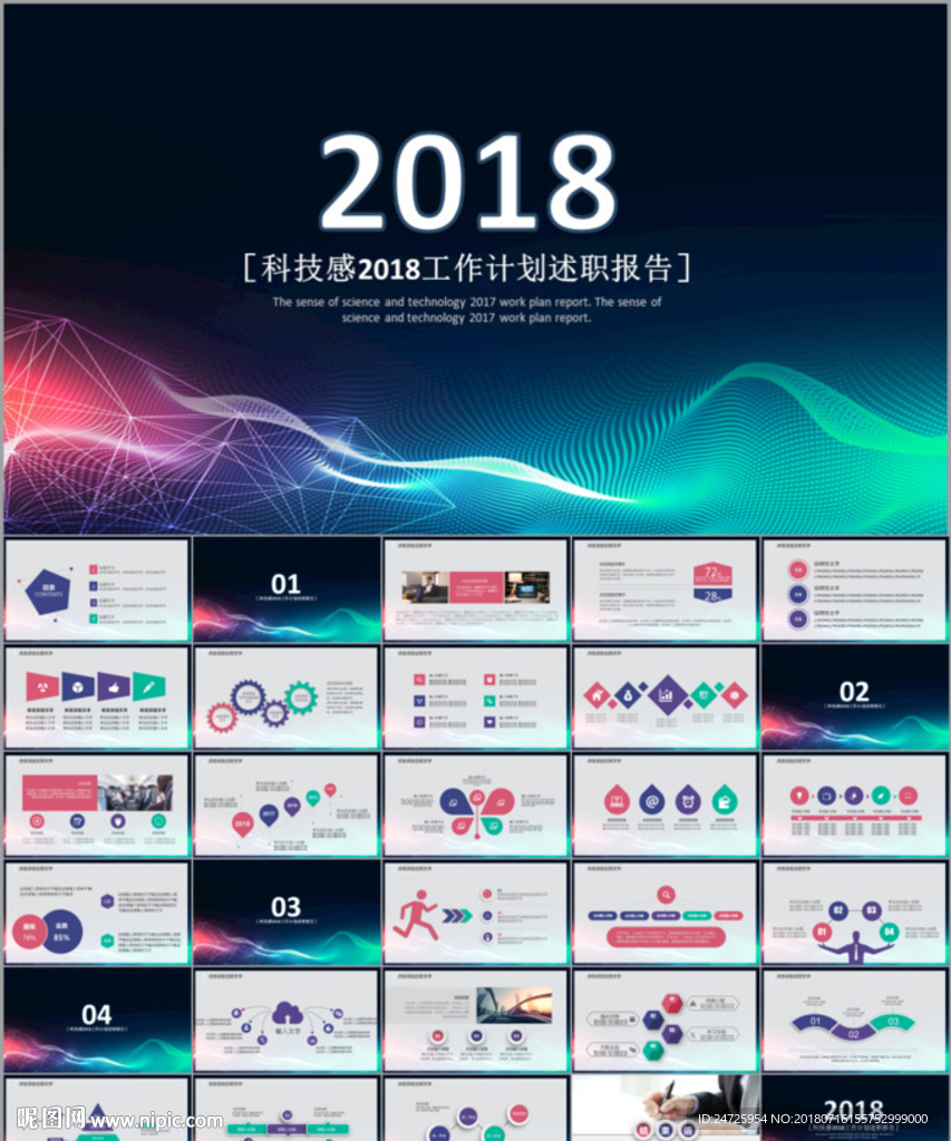 工作总结年中总结年终总结PPT