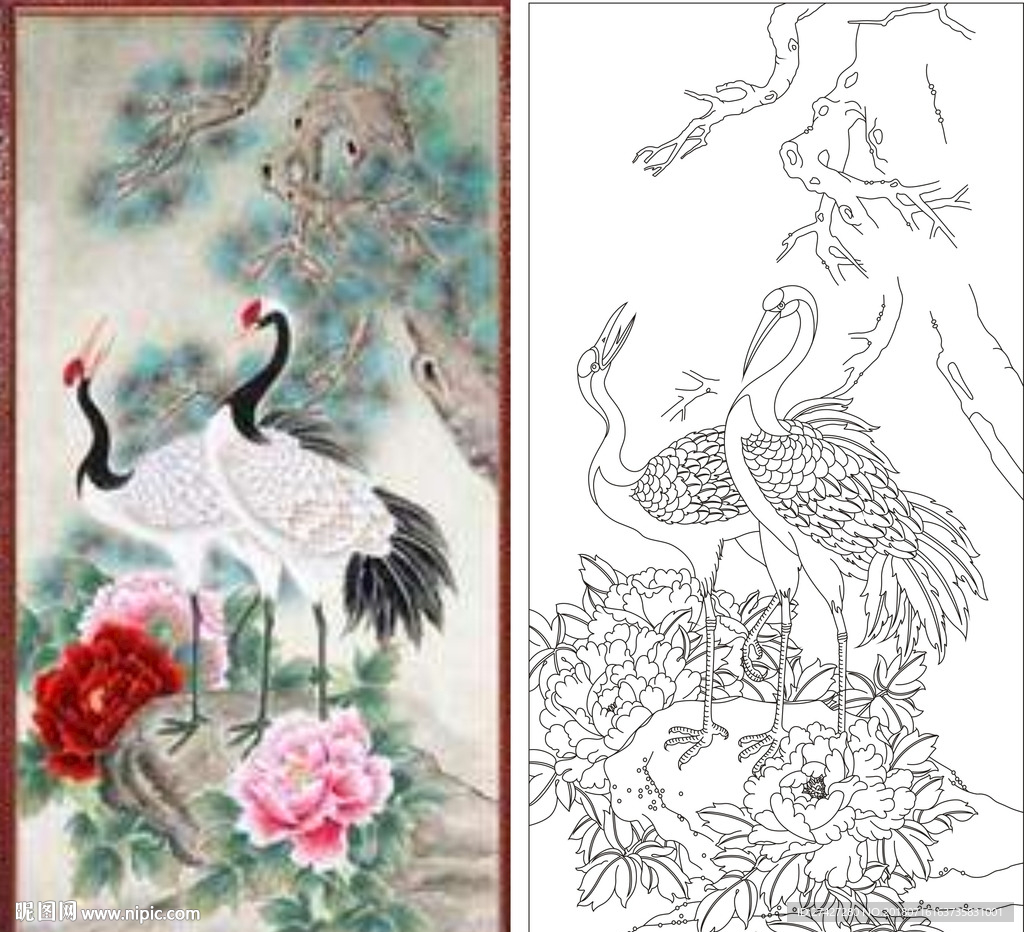 松鹤呈祥