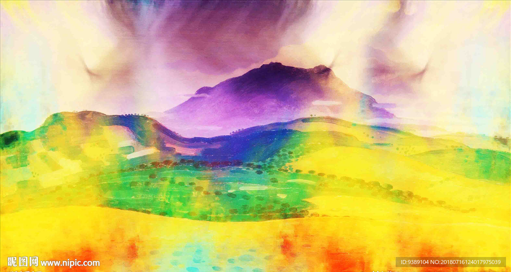 抽象油画