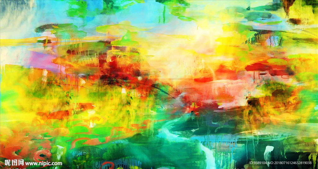 抽象油画
