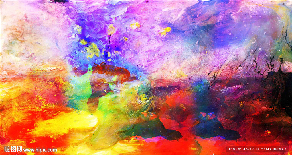 抽象油画