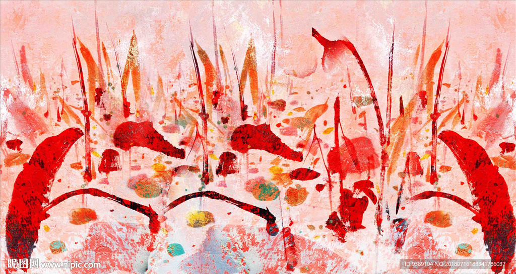 抽象油画