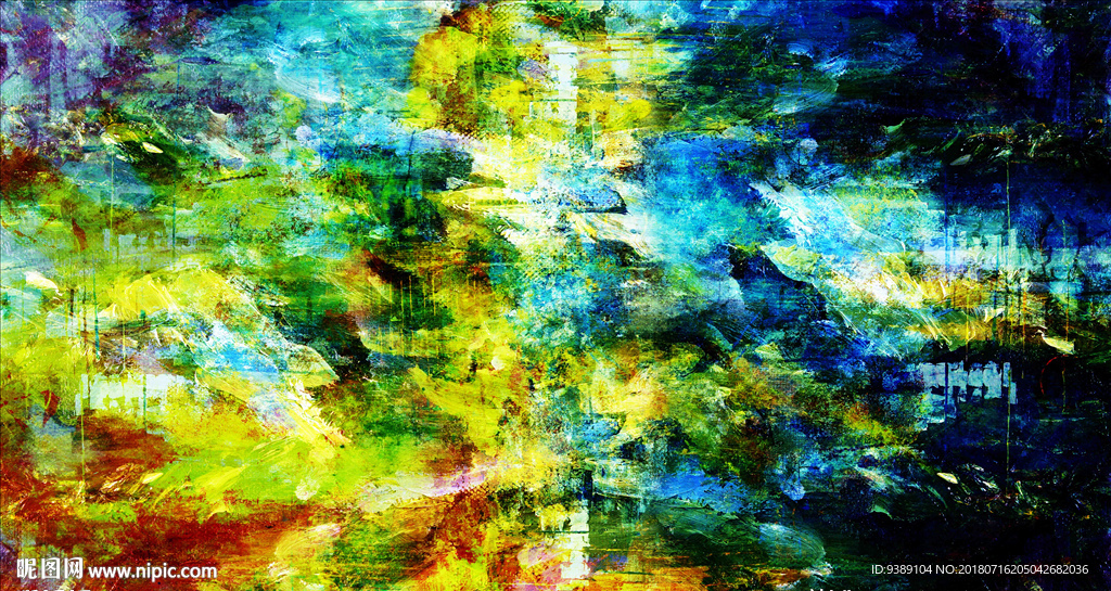 抽象油画