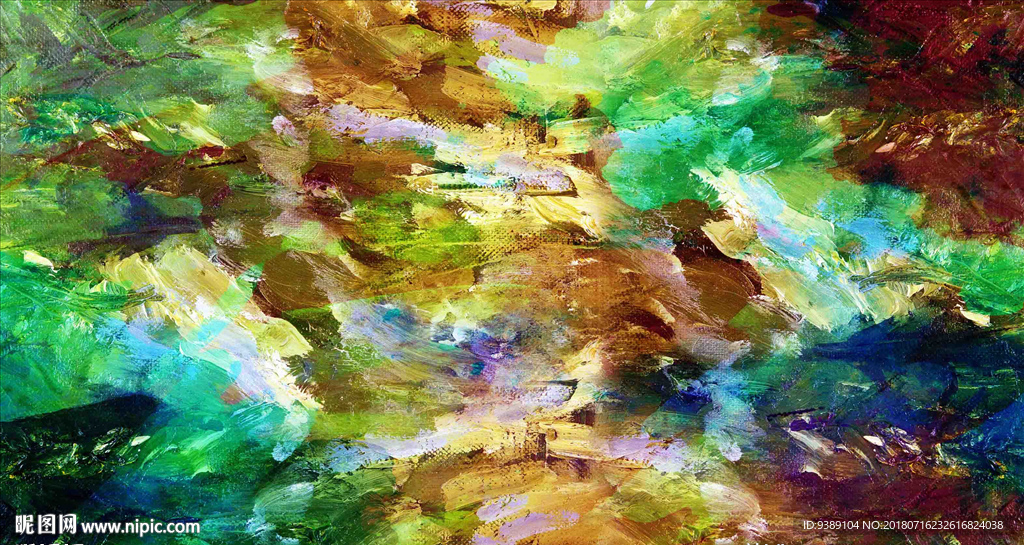 抽象油画