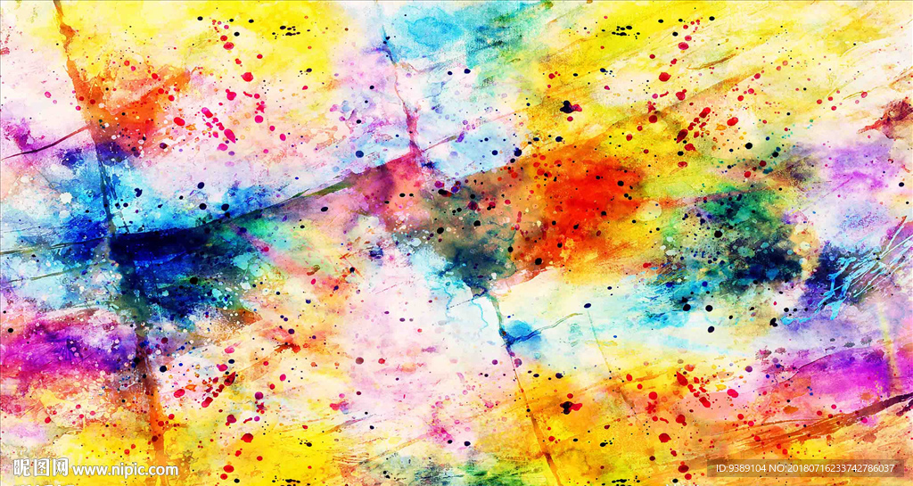 抽象油画