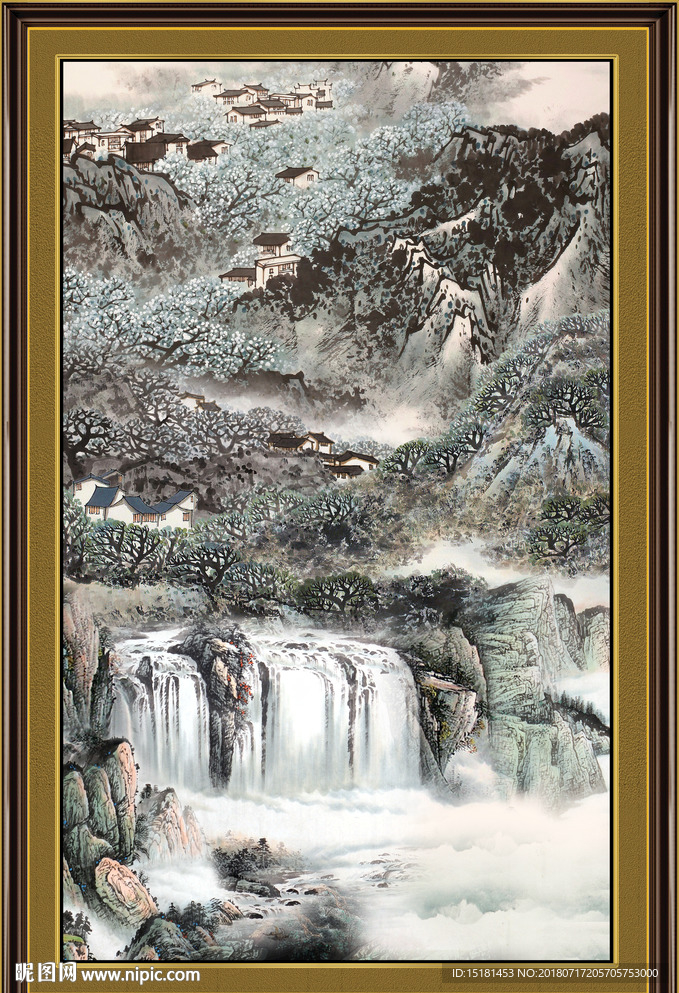 山水国画