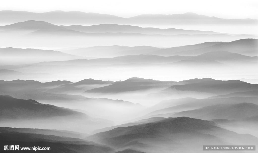 水墨山水画