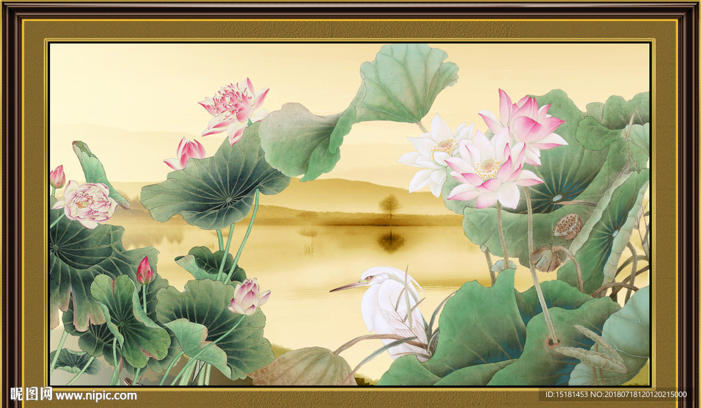 荷花图