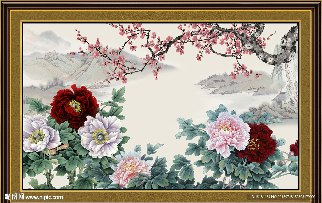 花开富贵 梅花