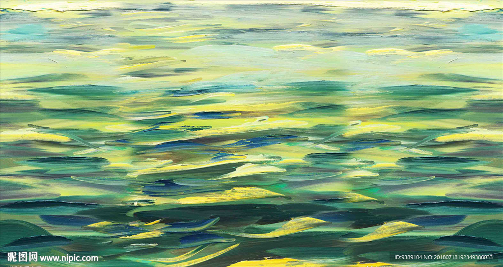 大海油画
