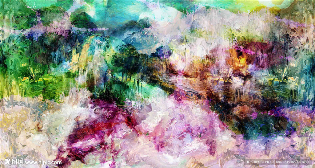 抽象油画