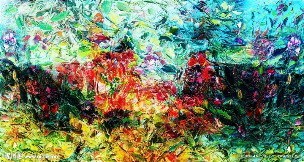 抽象油画