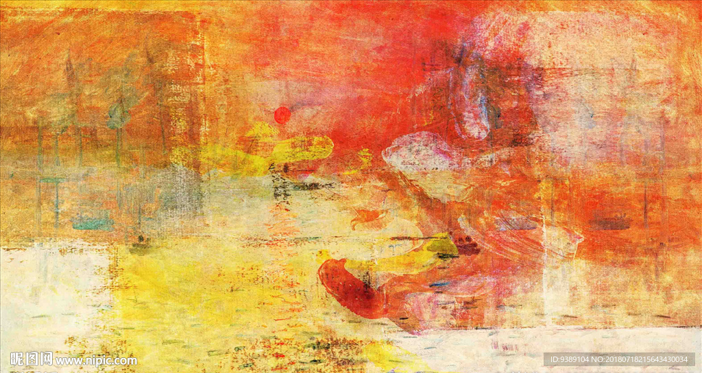 抽象油画