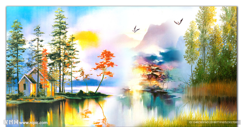 油画风景