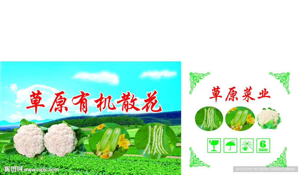草原有机散花