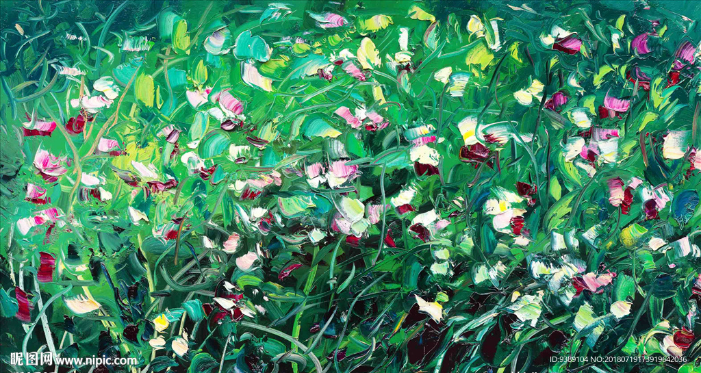 花卉油画