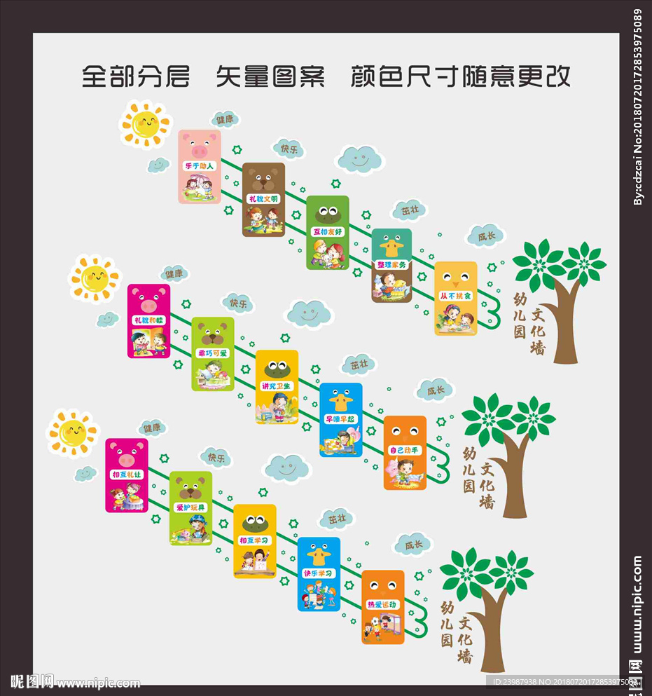 幼儿园楼梯文化