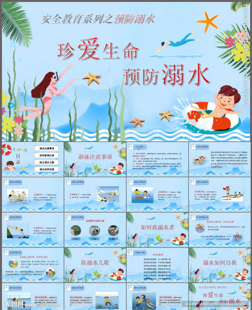 预防溺水PPT