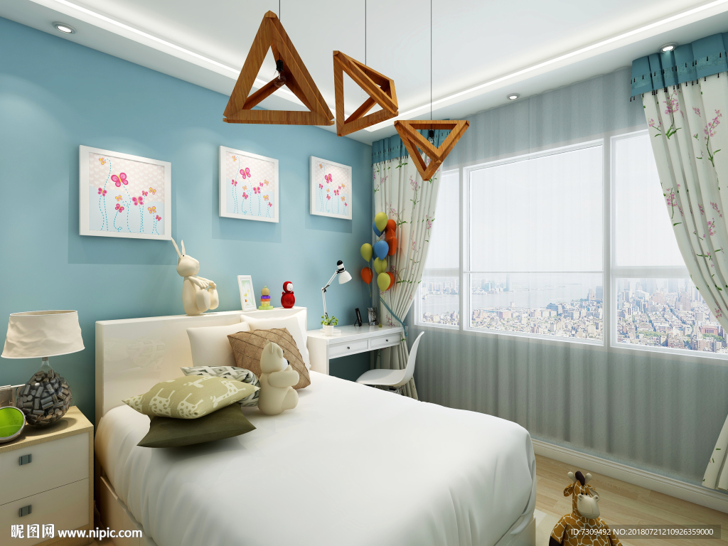 简约儿童房装修效果图