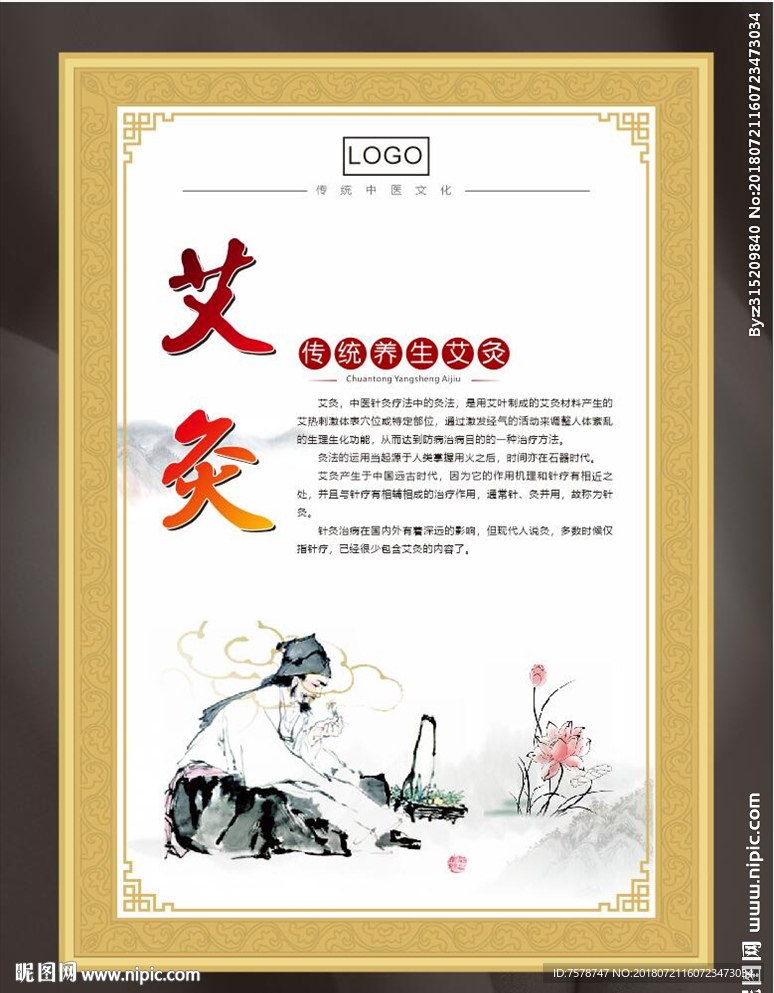 艾灸展板