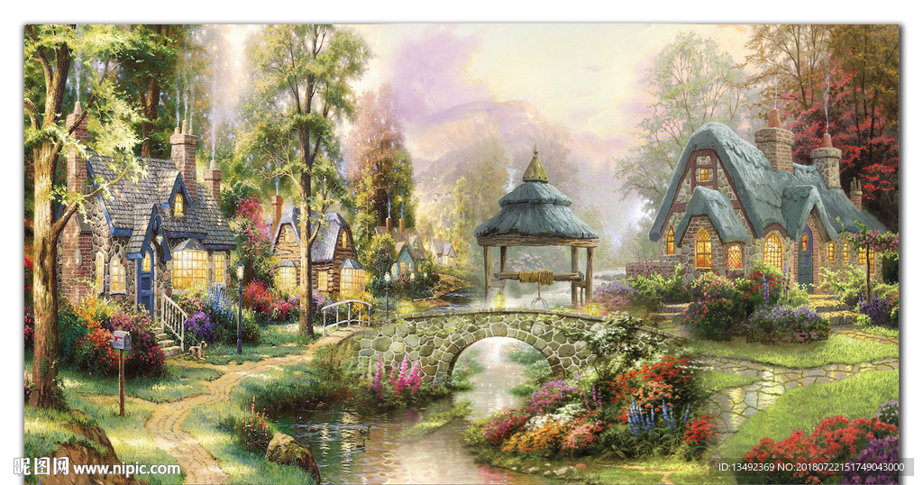 油画风景