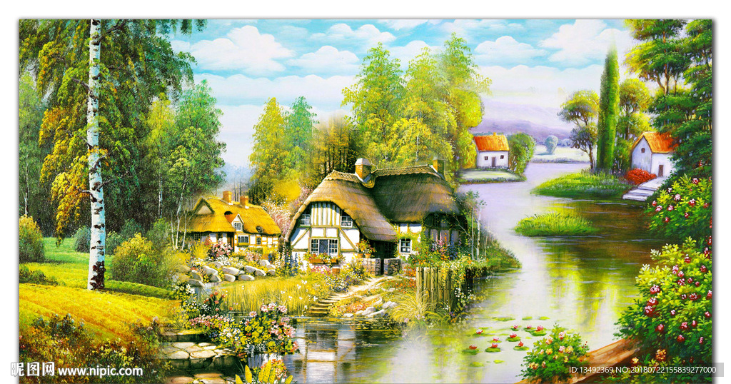 油画风景