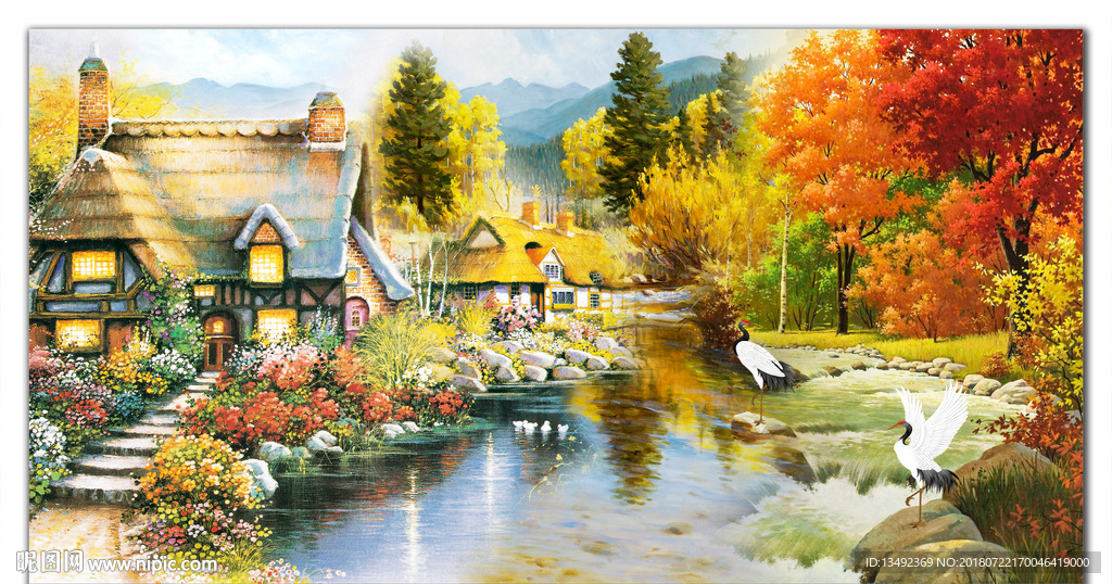 油画风景