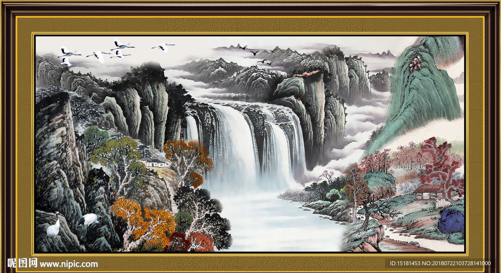 国画山水