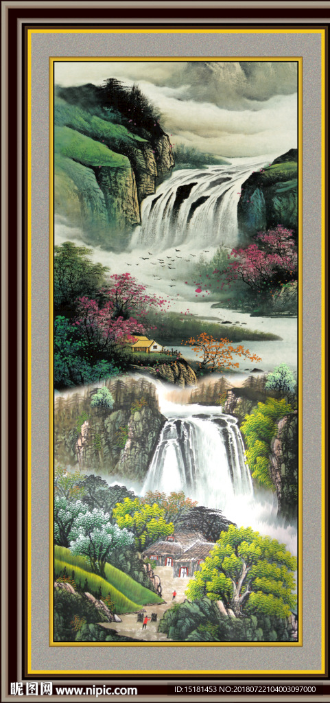 巨幅山水画