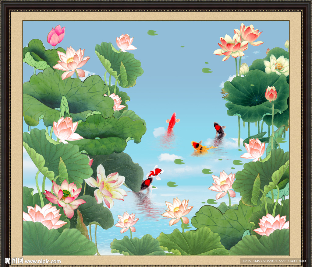 荷花图