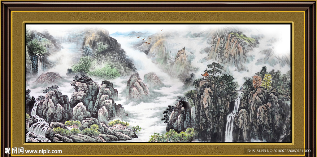 国画山水