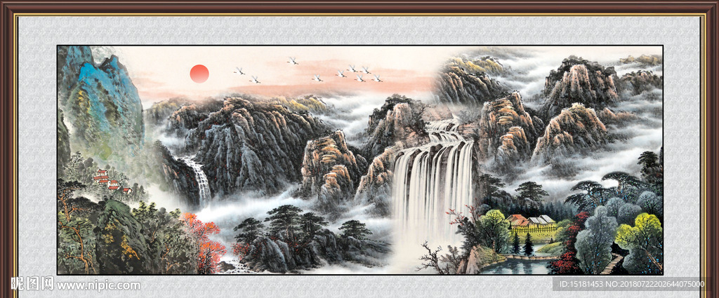 国画山水