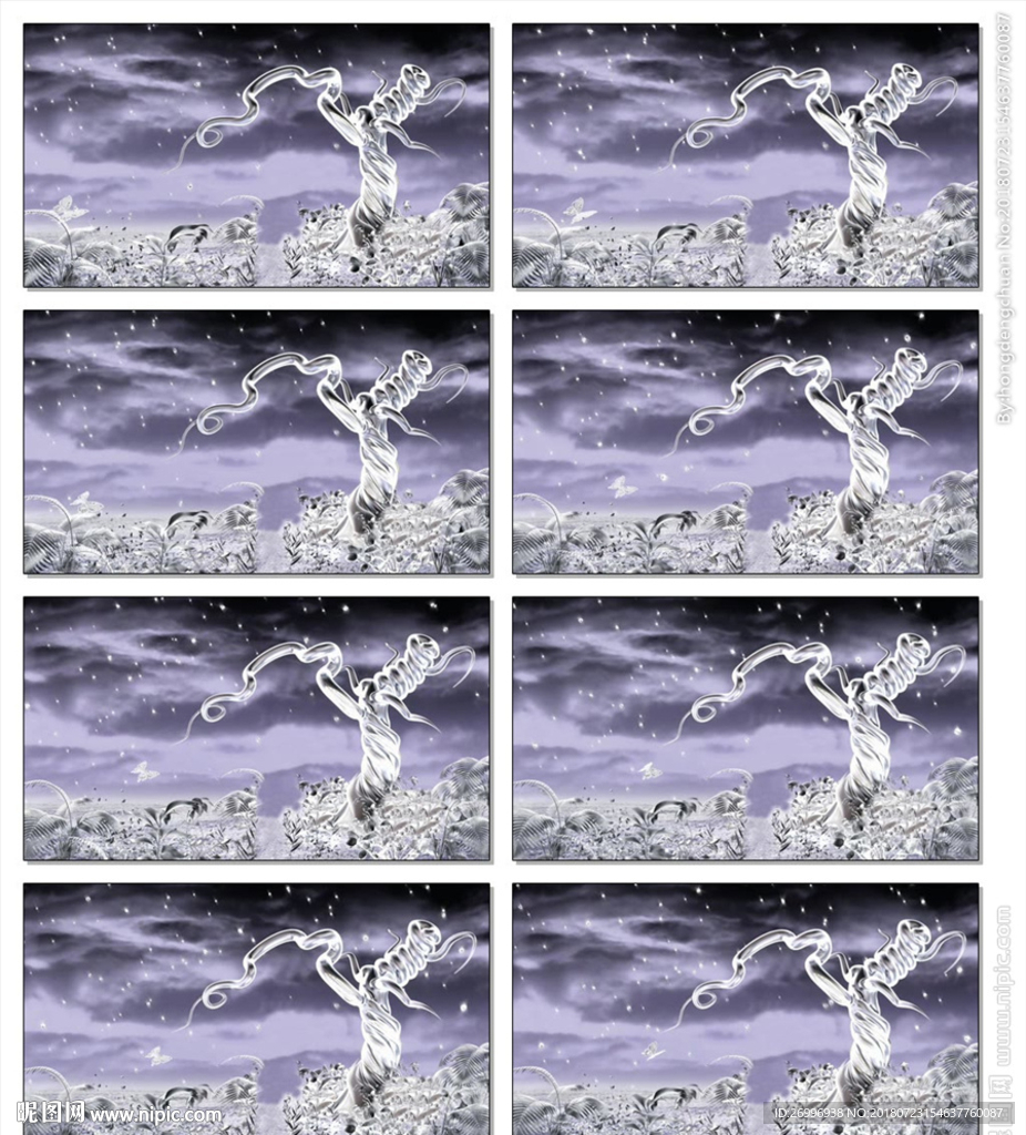 神秘星空银河LED视频素材