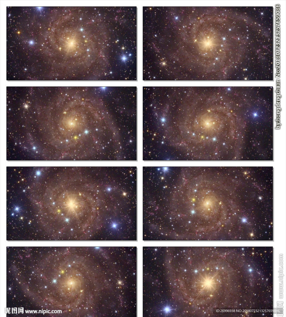 神秘星空银河LED视频素材