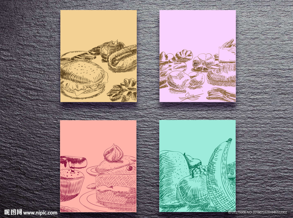 美食插画