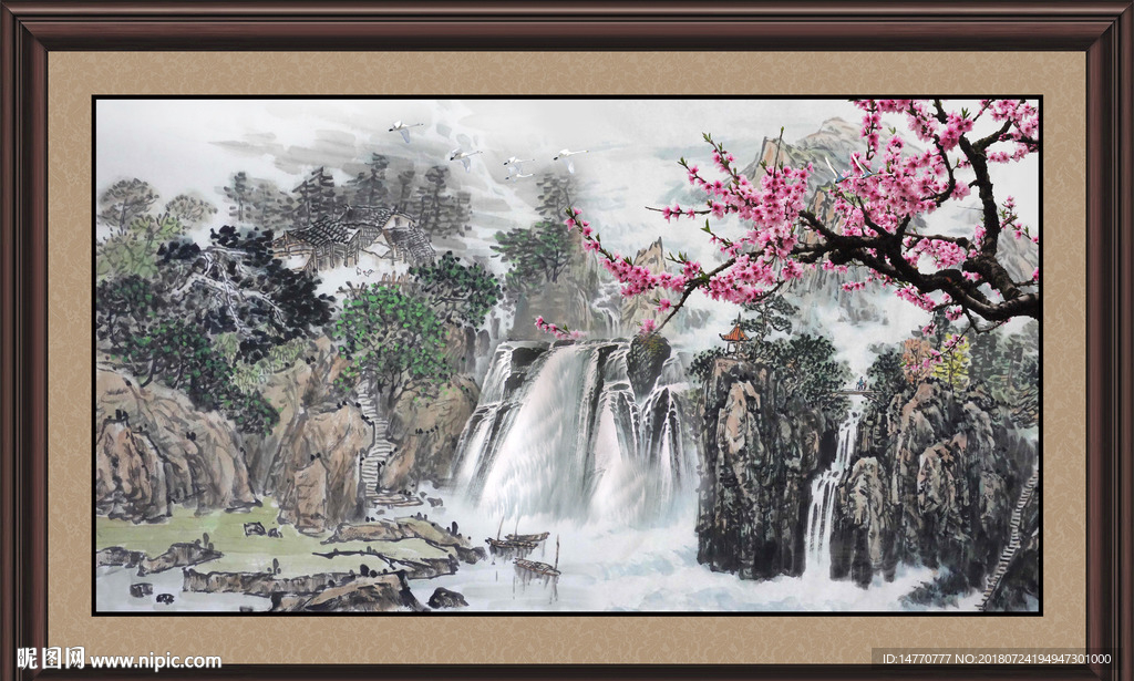 泰山山水