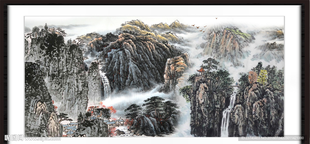 国画山水