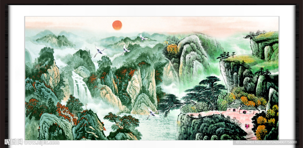 山水国画