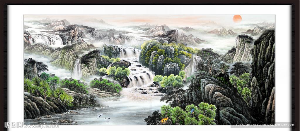 山水国画